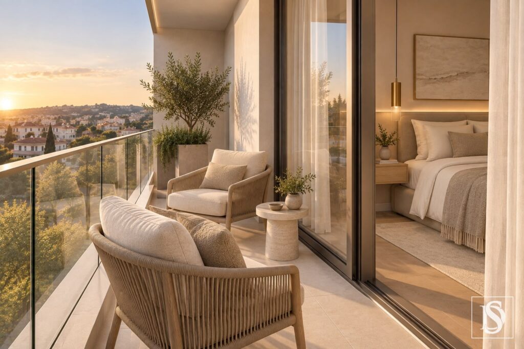 Apartamento T1 em Rio Tinto – Varanda (imagem ilustrativa)