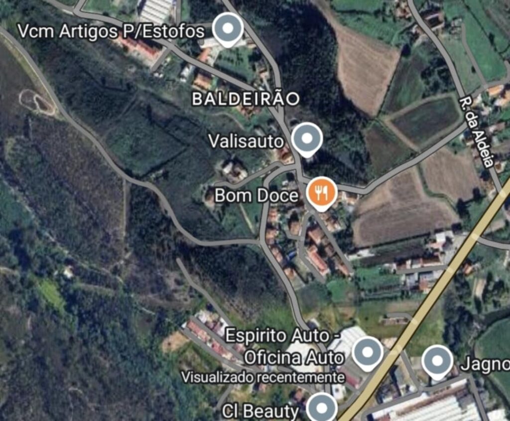 Terreno rústico com 3.200 m² em Sobrado, Valongo – localização